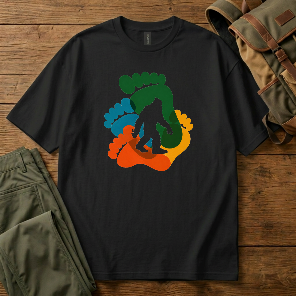 Bigfoot Footprint T-Shirt