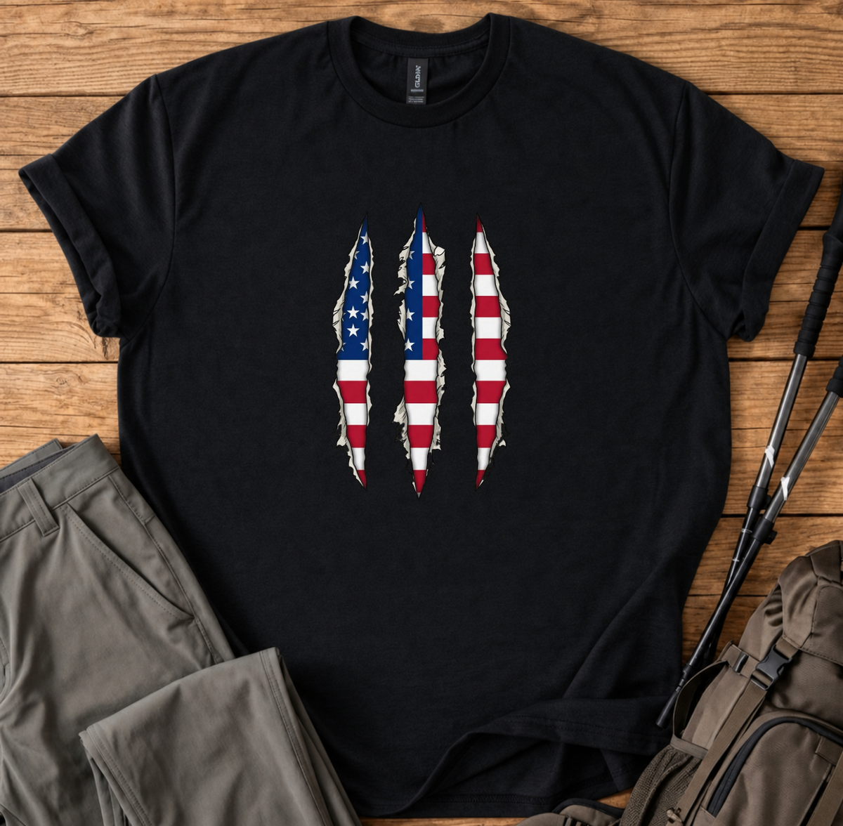 American Flag Claw