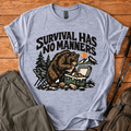 Survival Has No Manners