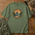 Bigfoot Hiking Club T-Shirt — "We'll Get There When We Get There" Retro Outdoor Tee